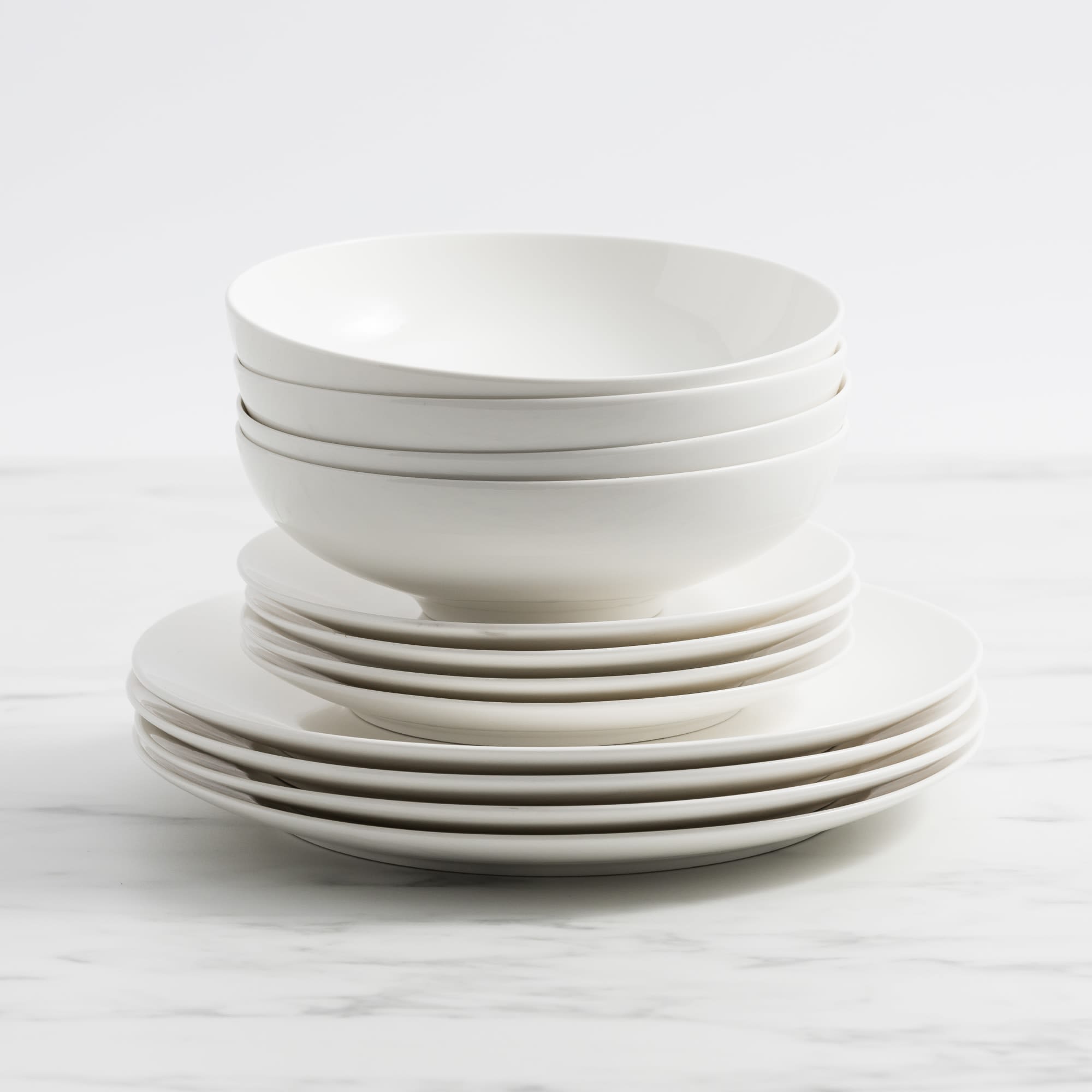 Classic Pure Coupe Dinner Set 12pc White Kitchen Warehouse™